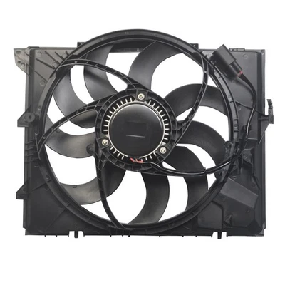 Radiator Cooling Fan Assembly For BMW 128i 323i 325i 328i 330i 17427562080 - Image 1 of 4