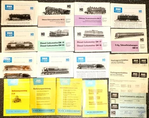 15x Piko Anleitung  Anleitungen gelocht DDR H0 1:87 LB2 å - Bild 1 von 6