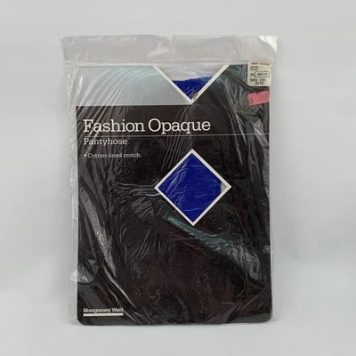 Pantimedias opacas vintage Montgomery Ward Petite azul real de moda Foto 1 de 4