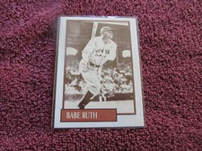 1991 Homers Classics Babe Ruth #1 NY Yankees Curtis