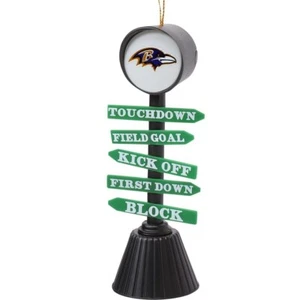 NFL Baltimore Ravens Fan Crossing Design Holiday Team Ornament - Bild 1 von 1