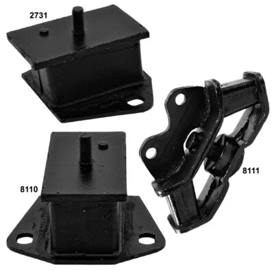 Soportes de motor y montaje de transmisión manual 3 piezas para Mitsubishi Mighty Max 94-90 3,0 L tracción trasera Foto 1 de 4