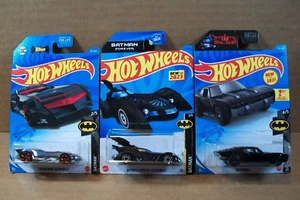 Lot of 3 Hot Wheels ~ Batman ~ *See Pictures For Make/Model Of Cars - Picture 1 of 19