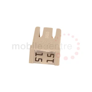 New 15A grey MCASE+ slotted plug in 15 Amp cartridge fuse HELLA 8JS 218 228-011 - Picture 1 of 3
