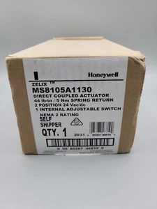 Amortiguador de retorno de resorte de dos posiciones actuador acoplado directo Honeywell MS8105A1130 - Imagen 1 de 3