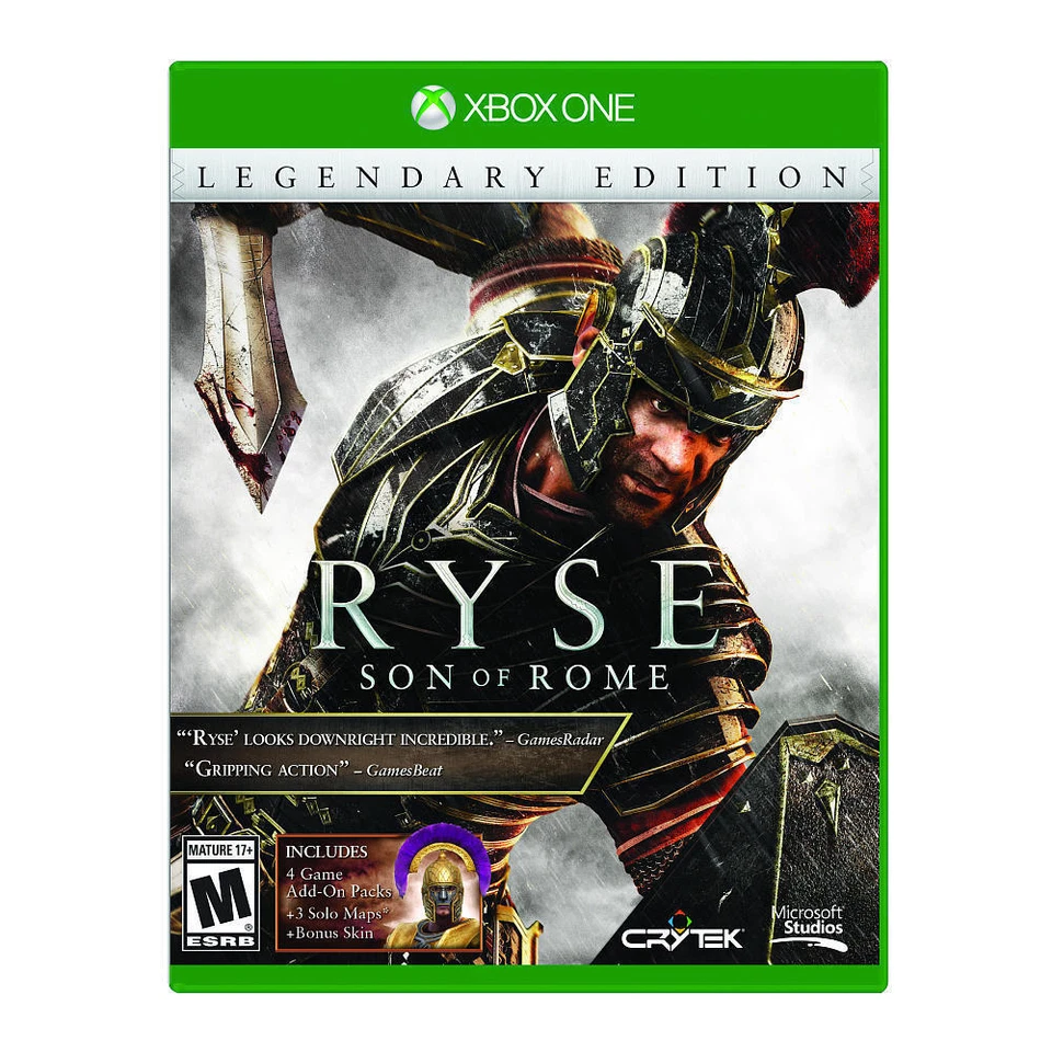 Ryse: Son of Rome -- Legendary Edition (Microsoft Xbox One, 2014)