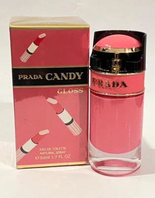 Spray Prada Candy Gloss 1,7 OZ Edt para mujer nuevo en caja ligeramente dañada Foto 1 de 4