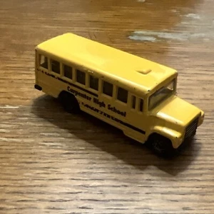 1985 USED MATCHBOX SUPERFAST #47 CARPENTER HIGH SCHOOL BUS - Picture 1 of 4