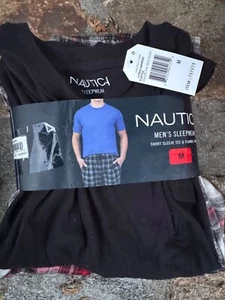 Nautica Men's Flannel Pajama Set Combo Size M - Picture 1 of 2