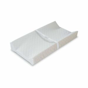 Summer Infant Contoured Changing Pad, 16” x 32”, White 2 Sided