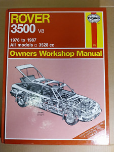 HAYNES WORKSHOP MANUAL 365 ROVER 3500 V8 3528cc ('76 TO '87)
