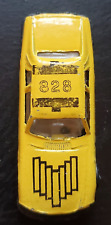 1980's Bright Yellow Welly Jaguar XJS Scale Diecast Car No. # 828 Free Shipping