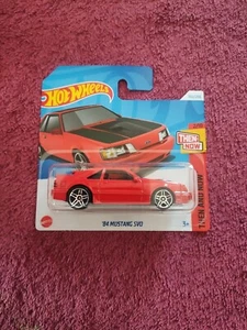 HOT WHEELS 2024 THEN AND NOW '84 FORD MUSTANG SVO IN RED SHORT CARD - Bild 1 von 2