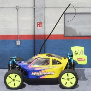 KYOSHO MINI INFERNO 4WD RC BUGGY 1/18 - Bild 1 von 14