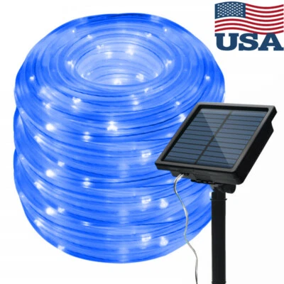 Solar Powered LED Lights Outdoor Fairy String Twinkle Lamp Waterproof Garden US - Image 1 of 4
