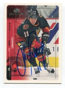 1998-99 Upper Deck MVP Jeff Shantz Signed Card Hockey AUTO #33 Calgary Flames - Picture 1 of 2