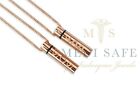 TOP QUALITY ROSE GOLD STAINLESS STEEL SOS NECKLACE/CHAIN MEDICAL ALERT TALISMAN
