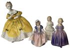 Royal Doulton Figurines Lot Of 4 Gorgeous Girls Julie Marie Dinky Do Last Waltz