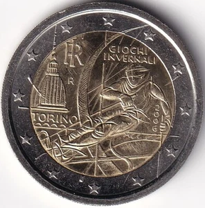 2 Euro Gedenkmünze Italien - 2006 - "Olympische Winterspiele 2006" - Bild 1 von 2