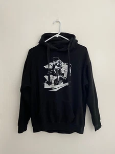 Fullmetal Alchemist Black Graphic Hoodie Sweatshirt sz Medium - Picture 1 of 6