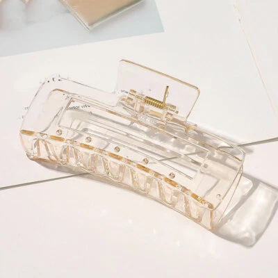 Women Frosted Matte Hair Claw Clip Clamp Grip Geometric Simple Hairpin Barrette↗ - Image 1 of 4