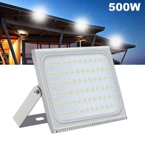 500Watt 50000LM LED Fluter Strahler Flutlicht Außen Scheinwerfer Kaltweiß Garten - Bild 1 von 10