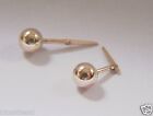 9ct Gold ANDRALOK 4mm Ball Stud Earrings Girls Mums Bday GIFT BOX SOLID 9K