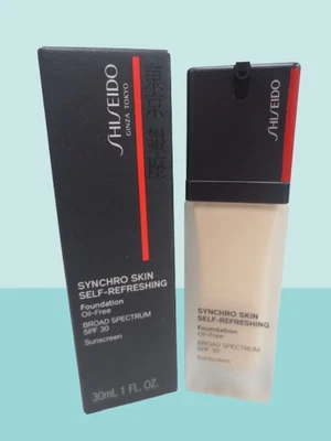 BASE AUTO REFRESCANTE SHISEIDO SYNCHRO PIEL 140 PORCELANA 1 OZ EN CAJA Foto 1 de 3