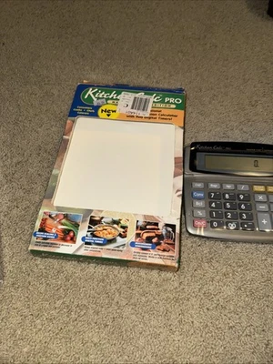 Kitchen Calc Pro Recipe Calculator Model 8305 and POLDER Digital 3 in 1 Scale - Image 1 of 4