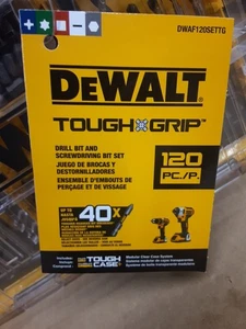 DeWalt Tough Grip 120 Stk. Bohrer und Schrauber Bit Set DWAF120SETTG - Bild 1 von 6