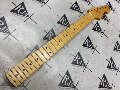 Warmoth Strat 复古现代电吉他琴颈 Qtr 锯火枫木 — 第 1/4 张图片