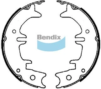 Bendix Brake Shoes for Holden Apollo JK, JL 2.0L 3S-FE Petrol 1989-1993 - Image 1 of 2