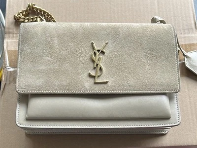 Saint Laurent Suede Sunset Medium Shoulder Bag - Image 1 of 4