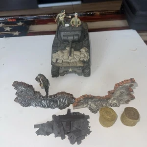 Unimax 1/32 Scale WWII M4A3 Sherman Tank Diecast , Sand Armor See Pics - Picture 1 of 7