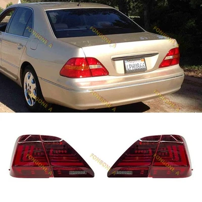 1 Pair LED Red Rear Tail Light Assemly Refit For Lexus LS430 2001-2003 - Изображение 1 из 4