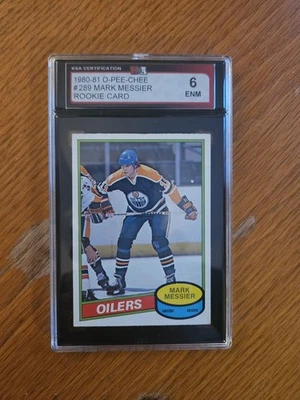 1980-81 O-PEE-CHEE MARK MESSIER ROOKIE CARD #289 KSA 6 - Image 1 of 4