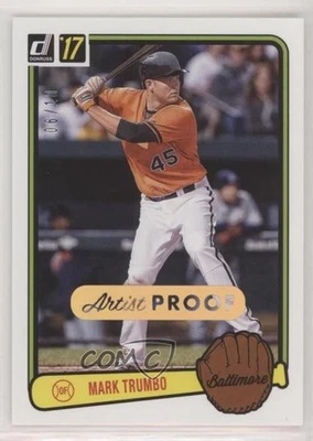 Panini Donruss Retro 1983 2017 prueba de artista/10 Mark Trumbo #RV-3 Foto 1 de 2