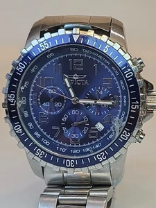 Reloj Hombre Invicta Specialty II Colección Cronógrafo Esfera Azul 6621 - Imagen 1 de 10