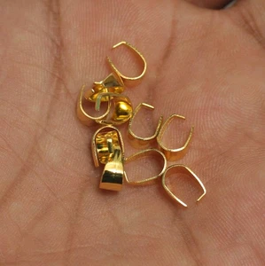 8mm Pinch Bail Golden - Picture 1 of 9