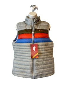 Neu Cotopaxi Fuego Damen-Daunenweste MEDIUM Kieselstreifen 185 $ - Bild 1 von 8