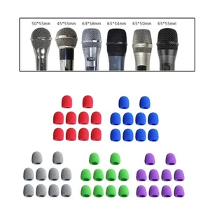 10pcs Couverture microphone à main le pare-brise de remplacement épais Sponge - Zdjęcie 1 z 36