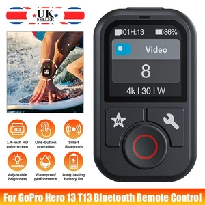 Waterproof Remote Control for GoPro Hero 13/12/11/10/9/8/Max,60M Control Range - Picture 1 of 12