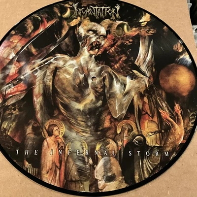 Incantation - The Infernal Storm Picture Disc LP 2000 Morbid Records – MR 072 EX Foto 1 de 2