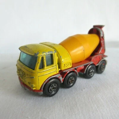 VTG MBX LESNEY ENGLAND 1:64 DIE-CAST 60s #21 FODEN CONCRETE TRUCK THIN WHEELS GD - Image 1 of 4