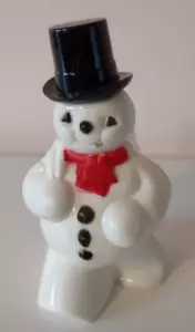 Vintage 1950’s Plastic Rosbro Frosty the Snowman Christmas Candy Container - Picture 1 of 5