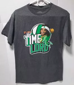 Boston Celtics Robert Williams T-Shirt Mens Medium Gray Time Lord Caricature - Picture 1 of 10