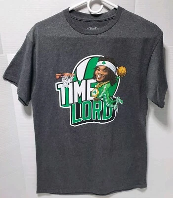Camiseta para hombre Boston Celtics Robert Williams gris medio caricatura Time Lord  Foto 1 de 4