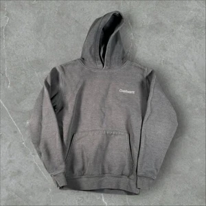 Carhartt Hoodie Boys Large Grey Cozy Fleece Pullover YYK121 CHH Outdoor Casual - Picture 1 of 7