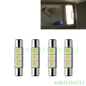 4xFor Cadillac CT5 2020-2024 Interior Sun Visor Cover Led Light White Frame Lamp - Bild 1 von 2