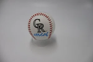 DJ Lemahieu Autographed CR (CO Rockies) Ball (JSA Hologram) signed in sharpie - Picture 1 of 3